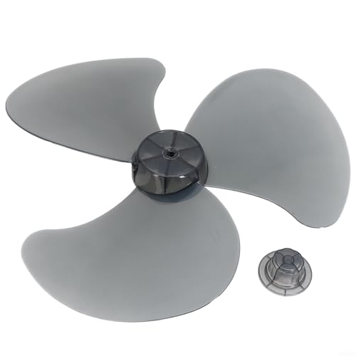 Trefoil Design 16 aspas de ventilador de plástico para ventiladores de pie y escritorio accesorio de repuesto (negro)