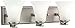 Seagull 44376BLE-965 Three 44376BLE-965-Three Light Wall/Bath