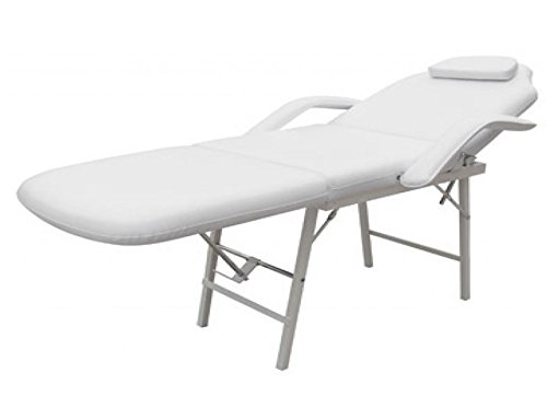 73" Foldable Thick Cushion Comfortable Massage Table Chair Black Bag Portable Design Heavy Duty Steel Frame Tattoo Parlor Spa Salon Facial Bed Beauty Adjustable Height Professional Therapist Use