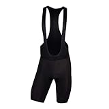 PEARL iZUMi Men's 10.5' Attack Cycling Bib Shorts, Breathable with Reflective Fabric, Black, Medium