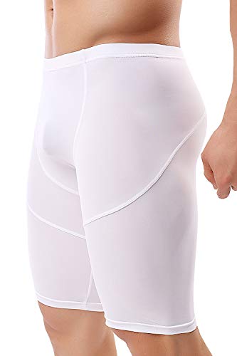 MIZOK Men's Compression Running Shorts Quick Dry Yoga Tight Seamless Training Gym Workout Baselayer2
