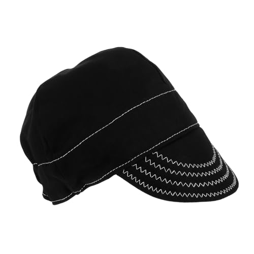 KONTONTY Cappuccio Di Saldatura Resistente Alla Fiamma Con Fascia Regolabile, Tessuto Antiscintilla Traspirante e Isolamento Termico, Berretto Protettivo Per Saldatori Uomo 56-61 Cm