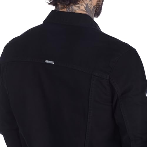 Jaqueta Jeans Masculina Azul Denim Estilosa Lycra Premium