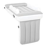 Generic Faltbares, Tragbares, Aufblasbares Flugzeugbett für Kleinkinder, Premium-Reisebett für für Lange Flüge und Autofahrten (GRAY)