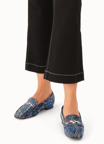 Image of Oh Mispares Womens Loafers Square Toe Low Heel Penny Loafers Fashion Comfortable Slip on Flats Casual Dressy Shoes for Women Work Office Patent Leather