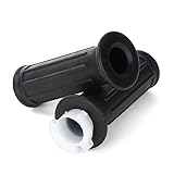 SUNQIAO PW50 Grip, Throttle Tube Grips for Yamaha PW50 PY50 Peewee 50CC Kid Bikes (Black)
