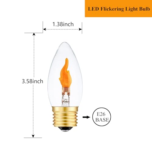 LED-Flickering-Light-Bulbs-E26-Flame-Effect-Bulb-Standard-Base-Fire-Light-Bulbs-for-Halloween-Christmas-Decoration-2-Pack LED Flickering Light Bulbs E26 Flame Effect Bulb Standard Base Fire Light Bulbs for Halloween Christmas Decoration 2 Pack