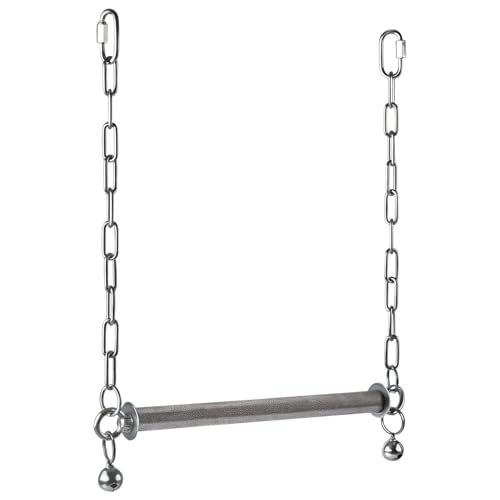 Vogelspielzeug für Wellensittiche, große Hängematte aus Edelstahl | Spielzeug für Wellensittiche mit...