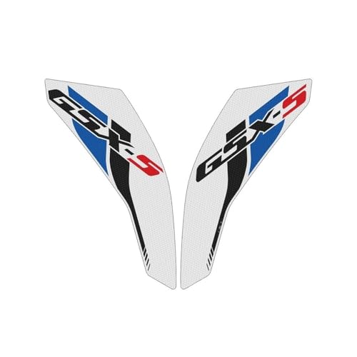 Protection de réservoir moto GSX-S750 en carbone antidérapante