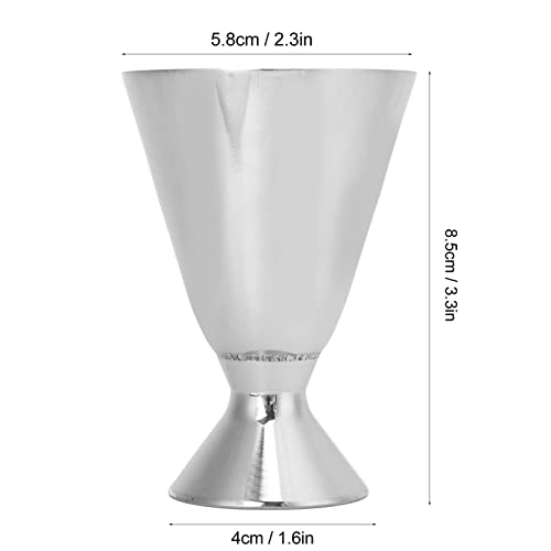 Measuring Cup Cocktail Jigger Stainless Steel Mini Shot Glass Cup Jigger Measuring Cup with Measurements Inside - Image 2