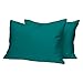 Bawełniana poszewka na poduszkę 40x80cm Zieleń Teal, 2 szt. 400 Liczba nici 100% Długie zszywki Bawełniana poszewka na poduszkę Splot satynowy poszewki hotelowe z zamkiem błyskawicznym Pizuna