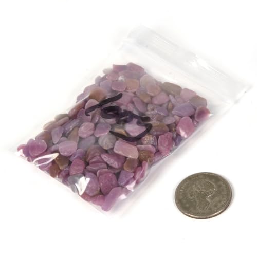 Image of 100 grams Small Tumbled Chips Polished Crushed Stone Crystal Healing Embellishments