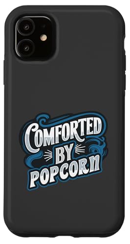Comforted By Popcorn Funny Snack Quote Movie ...