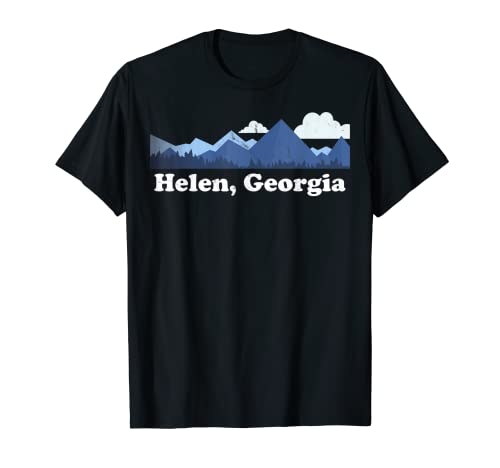 Cute Helen Georgia Retro Blue Ridge Mountains GA T-Shirt