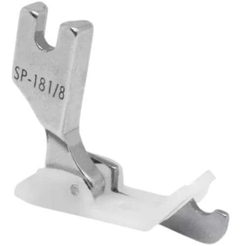 Pé Calcador Pesponto Teflon Lado Direito C. Guia Reta Industrial 3mm TSP-18 1/8