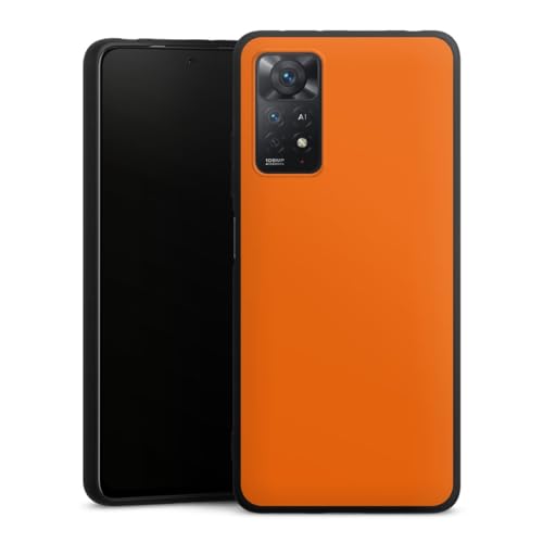 Coque silicone Xiaomi Redmi Note 11 Pro 5G orange pour dynamiser votre quotidien