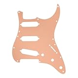 KAISH Universal Pure Copper Pickguard Full Shielding Plate Grounding Shield Plate for most American Vintage/Modern ST/Strat