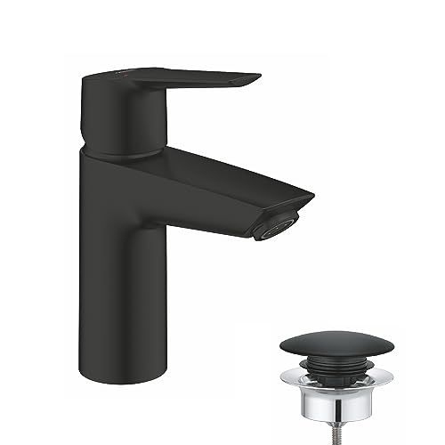 GROHE Start Mitigeur Monocommande Lavabo, Taille S, Economie d'Eau, Noir Mat, 235502432