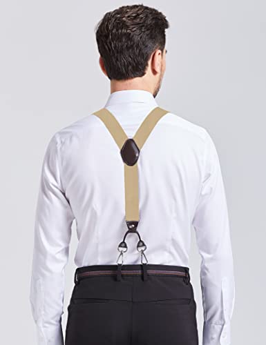 Image of Men's Suspenders with Swivel Hooks and Adjustable Braces, Suitable for Heavy Duty, Big and Tall