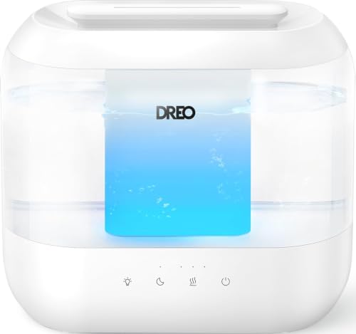 DREO 4L Humidifiers for Bedroom, 36H Runtime, 28 dB Quiet, HM...