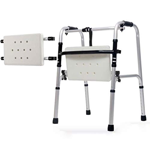 ウォーキングフレームウォーカー、折りたたみ式軽量アルミニウム歩行補助具高さ調節可能高齢者障害者ステッキ高齢者ウォーカー (サイズ さいず : A) Thoughtful