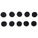 JET BLACK WOOL CYMBAL FELTS 10 PACK 1.5