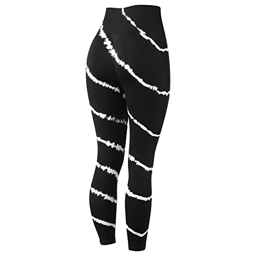 OYZ Booty Scrunch Correr sin costuras Leggings de cintura alta Pantalones de yoga deporte mujeres fitness elástico entrenamiento gimnasio medias a prueba de sentadillas Capris, #257, S