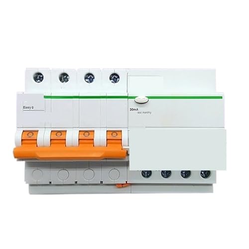 Disjoncteur de protection contre les fuites d'air tétrapolaire 4P C20A Schneider EA9RN4C2030CA