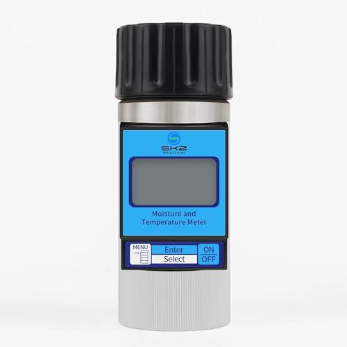 ポータブル穀物水分計 コーヒー豆湿度テスター 37種類の穀物 トウモロコシ 米 小麦 湿度検出器 スマート湿度計 水分検査に使用