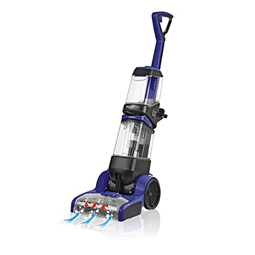 MAXXMEE Vloer- en stofferingsreiniger voor tapijten, harde vloeren en meubels | voor het opfrissen en reinigen, incl. tapijtshampoo | korte droogtijd dankzij heteluchtfunctie, 2 roterende borstels, - Image 4