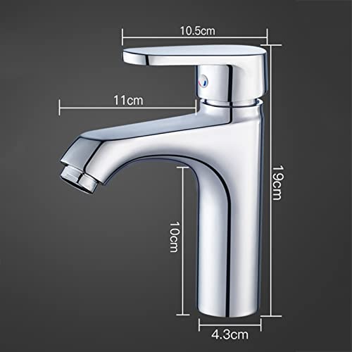 Grifos de baño que evitan salpicaduras con control de agua caliente y fría 5