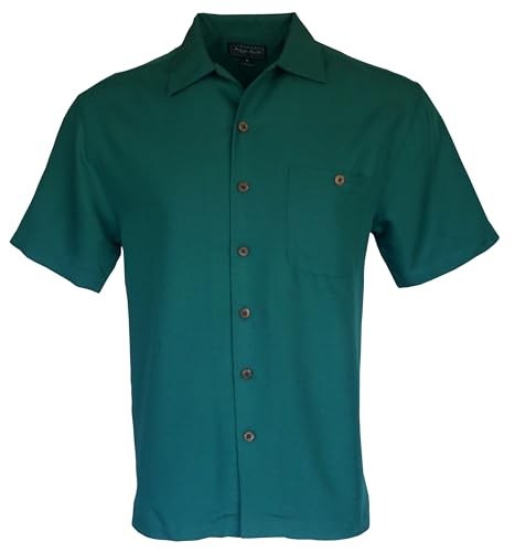 Foxfire Men's Casual Short-Sleeve Shirt, Regular, Big & Tall Sizes, Pocket Button Up Poly/Rayon Blend