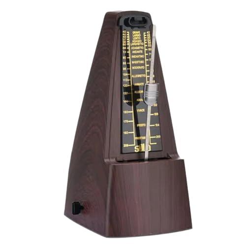 Métronome mécanique de précision marron pour piano et guitare