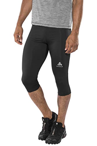 Odlo Pantaloni da Corsa da Uomo Tights 3/4 Sliq