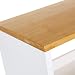 UNIMASA Carro verdulero Moderno Blanco de Madera para Cocina Basic, 48 x...
