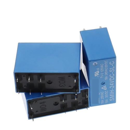 Relé SMIH-12VDC-SL-C de 16A y 8 pines componente electrónico PCB