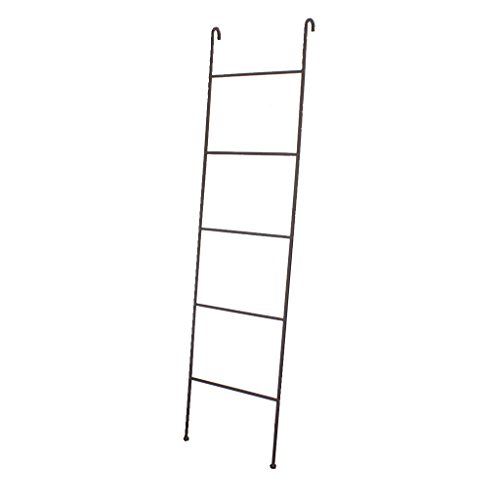 SPICE OF LIFE ディスプレイ用 ラダーシェルフ ジョセフアイアン ダークブラウン 幅38cm 高さ160cm はしご 収納 展示 DTFF6210