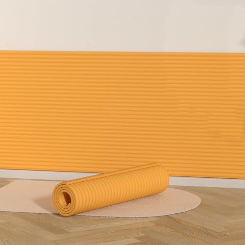 Self-Adhesive Wall Padding for Kids with Autism, DIY Peel and Stick Wall Cushion, Padded Wall Panels for Bedroom, 3D Anti-Collision Wall Padding, Thickening and Widening(Wood color,23.6x 78.7 IN)