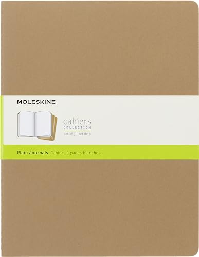 Moleskine Cahier Diario liso extragrande para superar el bloqueo creativo y dibujar