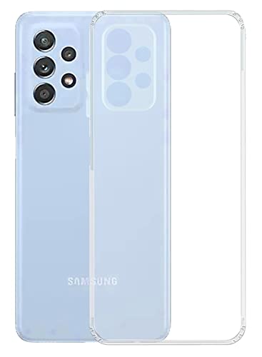 Image of Dashmesh Shopping Back Cover for Samsung Galaxy A23 5G (Silicon | Transparent |Soft Flexible| Camara Protection)