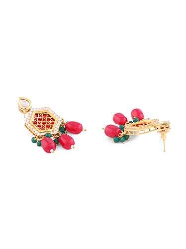 Kundan Ethnic Drop Earring For Women