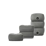 Almofada Inflável de Apoio Pés para Avião