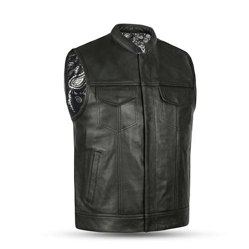 Leatherick Mens Paisley Liner Vest