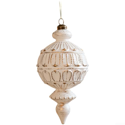 Adorno de copo de nieve de plástico de estilo vintage mate para árbol de Navidad y ventanas con construcción ligera (E)