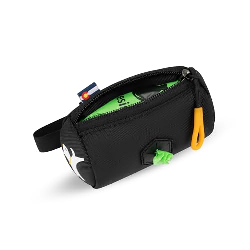 Image of OllyDog Scoop Pick Up | Dog Poop Bag Holder | Lightweight & Water-Resistant Dispenser | Leash Attachment for Hands-Free Carry | Fits Standard Waste Bag Rolls (Raven)