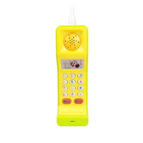 Mini Funny Mobile Phone Musical Cordless Light and Sound Cartoon for Kids Toy Colorful Smart Feature Toy (Multi Color)-image-6
