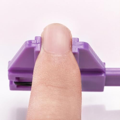 5 clips de plástico para extensión de uñas miniatura 4