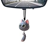 Ornamento De Automóviles De Gato, Colgante De Autos De Chat: Accesorios Para Autos De Chat De Dibujos Animados, Colgante De Figuras De Resina, Accesorios De Decoración De Automóviles Para Jardín, Vent