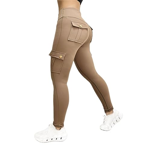 Legging Femme Pantalon de Sport, Jegging Taille Haute Femmes Yoga Opaque Doux Grande Taille Pantalon de Yoga Butt Lift Legging d'entraînemen Pantalons de Survêtement Leggings Yoga Pas Cher