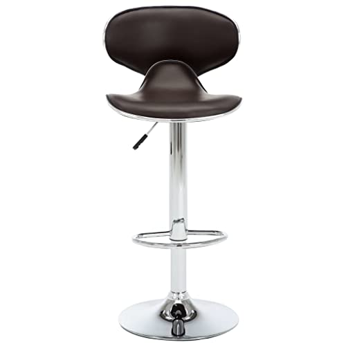 Tabouret de bar avec dossier repose-pieds réglable pour comptoir bistrot - 3